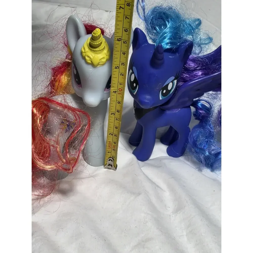 My Little Pony Princesses Celestia Luna 6” Pegasus Magic Figurine 2016 G4 Unicor